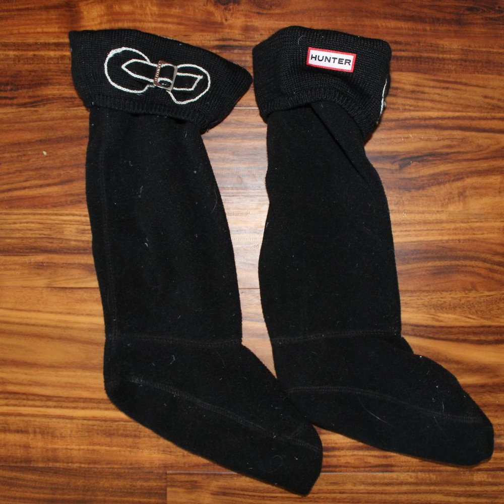 Hunter Boot Fleece Tall socks.